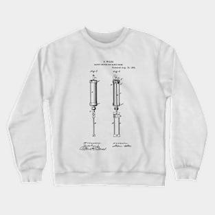 Safety Device for Range door Vintage Patent Hand Drawing Crewneck Sweatshirt